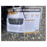 New GIYI Quick Attach 60" Compactor Wheel