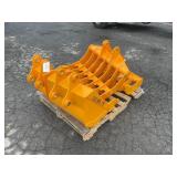 Skid Lot Of New Excavator Attachments