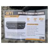 New GIYI Quick Attach 60" Compactor Wheel