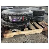 (4) New ST225/75R15 Radial Trailer Tires