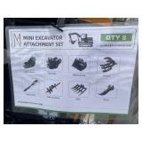 (3X) New GIYI Mini Excavator Attachment