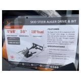 (2X) New Wolverine Quick Attach Auger Drive W/ Bit