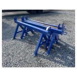 (4) Used 72" Metal Saw Horses