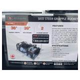 New Wolverine Quick Attach 72" Grapple Bucket