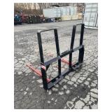 New Kivel Quick Attach Dual Prong Bale Spears