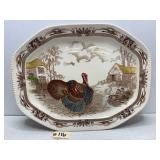 Johnson Bros. Barnyard King Turkey Platter