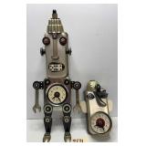 (2) Boss Brown/Mark Brown Whimisical Clocks