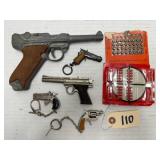 Vintage Cap Guns - Luger, Special Agent ++