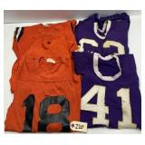(5) Vintage Wilson & Empire Football Jerseys