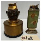 (2) Evans Table Lighters - Sergeant Topkick +