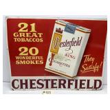 Chesterfield King Cigarettes Metal Sign A-760