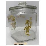 Mr. Peanut Countertop Hexagon Canister w/ Lid