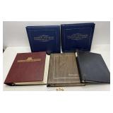 (5) US Postage Stamp Albums - All Uncirculated