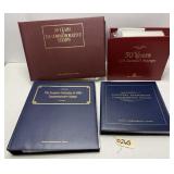 (4) Postal Commemorative Society Binder Sets