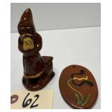 Breininger Pottery Santa Figurine & Ornament
