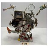 Richard Birkett Helicopter Found Objects Clock