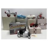 (6) Hallmark Kiddie Car Classics - Mini Pedal Cars