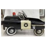 Metal Pedal Car - Police Cruiser