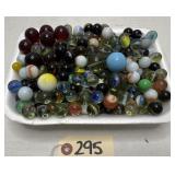 Lot of Assorted Glass Marbles
