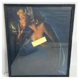 Vintage Earl Moran Blond Pin-Up Girl Print