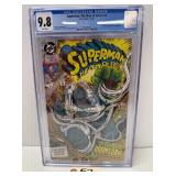 Graded DC Superman: The Man of Steel #18 Comic