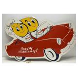 Esso "Happy Motoring" Steel Sign