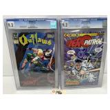 Zero Patrol & Outlaws CGC Graded Comic Books