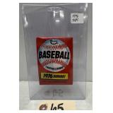 Topps 1976 Series Baseball Card Wax Pack