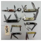 (8) Vintage Folding Pocket Knives