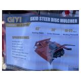 (4X) New GIYI Quick Attach 43" Disc Mulcher