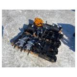 Skid Lot of Mini Excavator Attachments