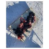 New Skid Lot Of 5/16" Double Chain Slings