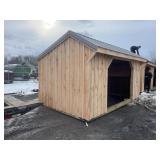 New 10X16' Animal Run In Shed