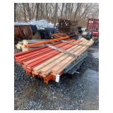Skid Lot Of Pallet Racking & Rails