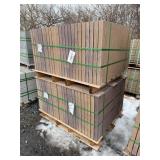 (2) New Skid Lot Of Hanover Pavers Brown