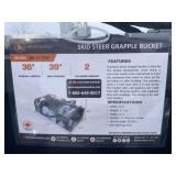 (2X) New Wolverine Quick Attach 72" Grapple Bucket