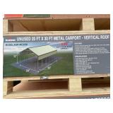 New Rhino 20X30' Metal Carport