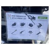 (2X) Skid Lot Of GIYI Mini Excavator Attachments