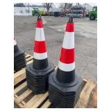 (20) PCS New 28" Traffic Cones