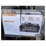 (2X) New GIYI 80" Quick Attach Vibratory Bucket