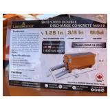 (3X) New Landhonor Quick Attach Concrete Mixer