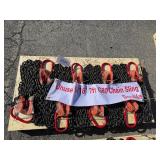New Skid Lot Of Double Chain Slings