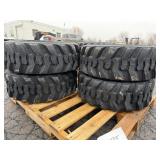 New Set Of (4) 10-16.5 SKS-1 Skid Loader Tires