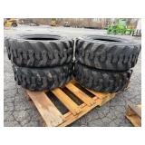 New Set Of (4) 10-16.5 SKS-1 Skid Loader Tires