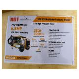New AGT 3,000 PSI Hot Water Pressure Washer