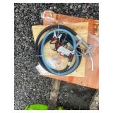 New Transfer Gas Pump W/ Nozzle