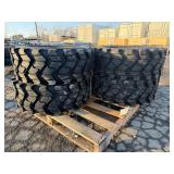 New Set Of (4) 12-16.5 Skid Loader Tires