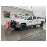 2015 Chevy 2500 HD 4X4 Pick Up Truck W/ Snow Blade