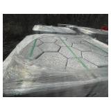 (4) New Skid Lots Of Hanover Pavers Light Gray
