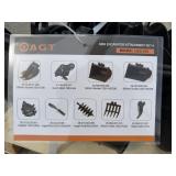 New Skid Lot Of AGT Mini Excavator Attachments